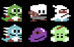 c64 bubble bobble sprites